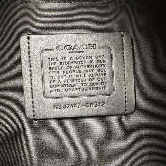 COACH Men’s West Pack In Signature Camo Print Gunmetal/Dark Shamrock CW312 NWT - Picture 7 of 8